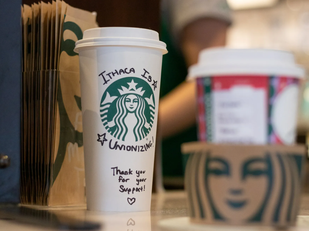Ithaca First to Unionize All Starbucks